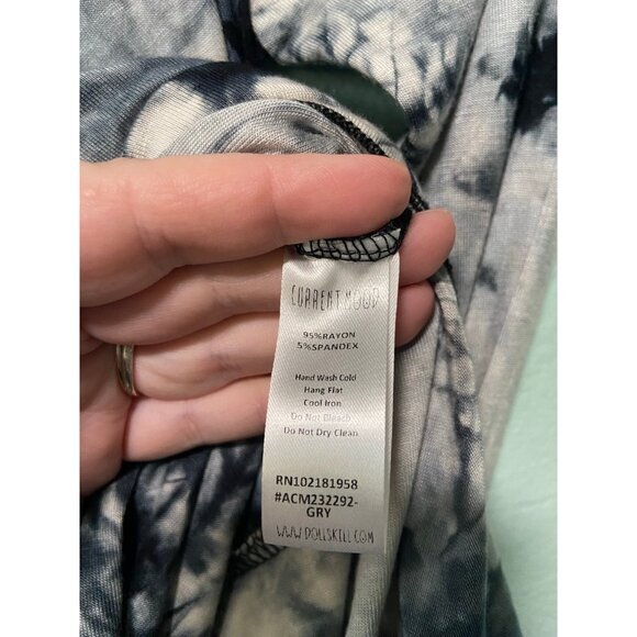 NWT Current Mood‎ Dolls Kill Tie Dye Full Sleeve Handkerchief Dress  Small - Picture 8 of 9